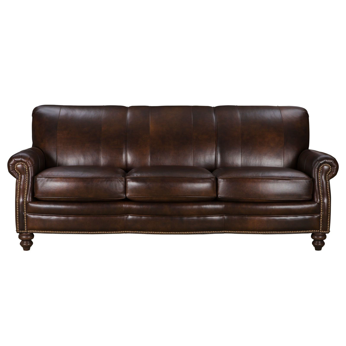 Picture of Stationary Leather Sofa #383