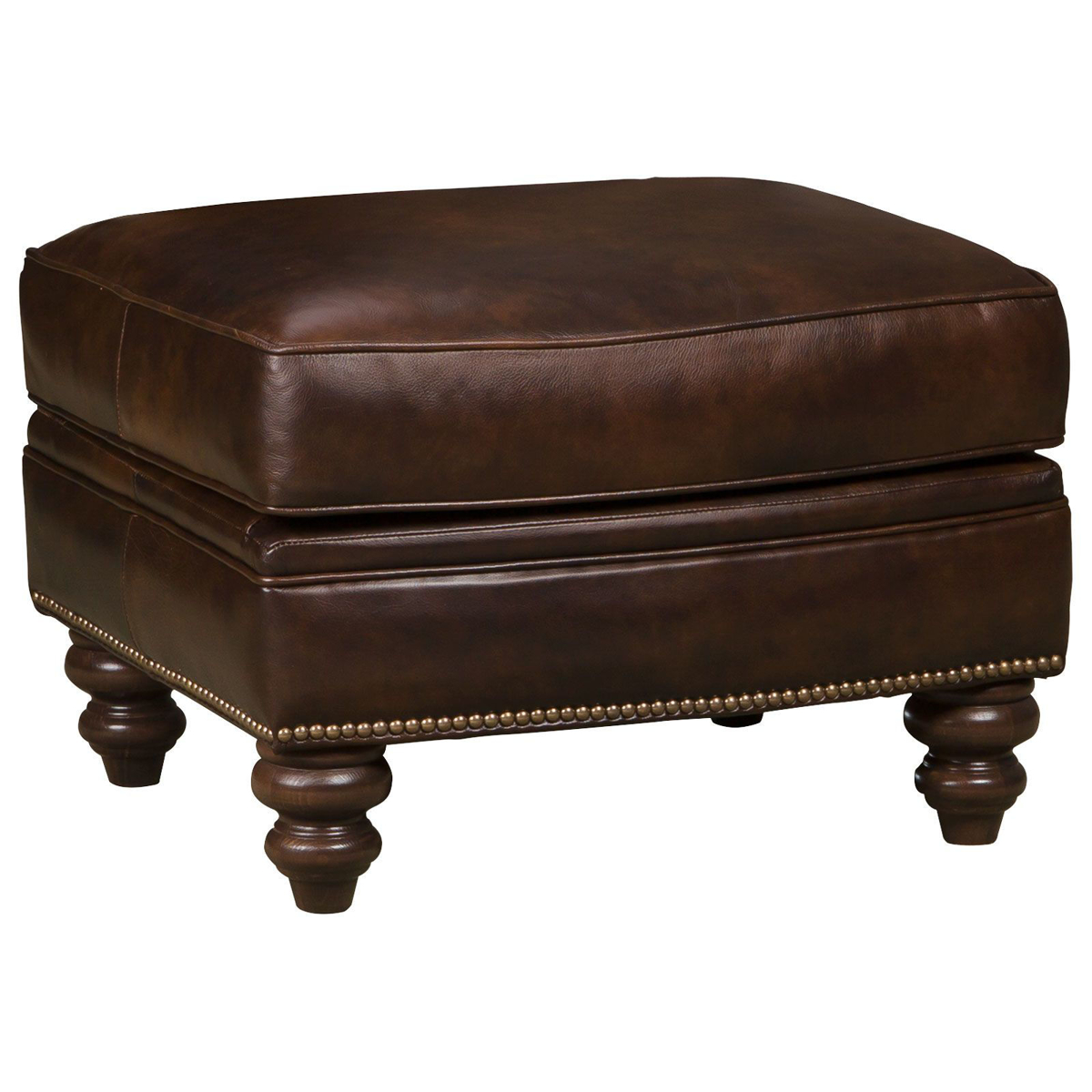 Picture of Leather Ottoman #383