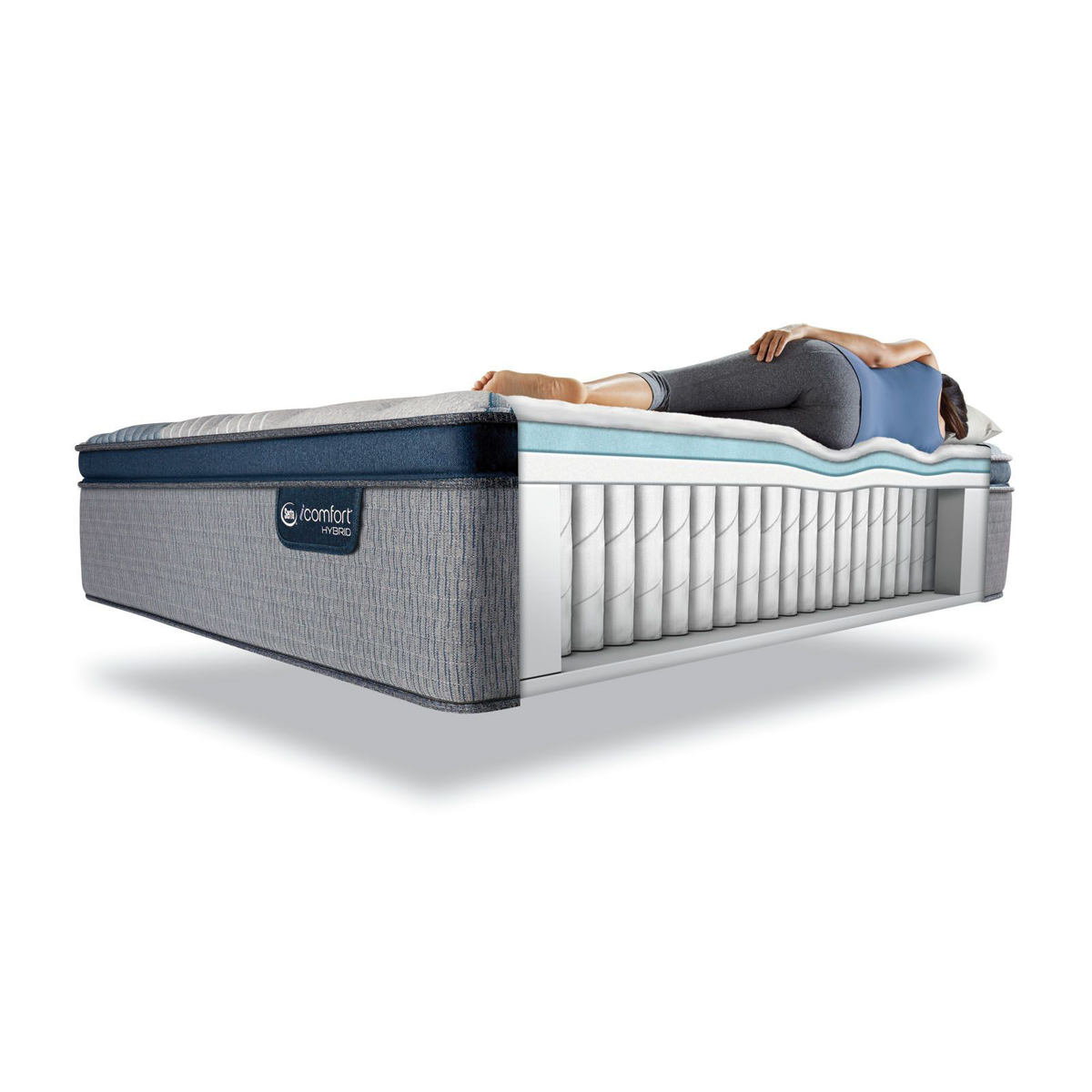 Picture of iComfort Blue Fusion 1000 Firm Pillow Top Queen Mattress 