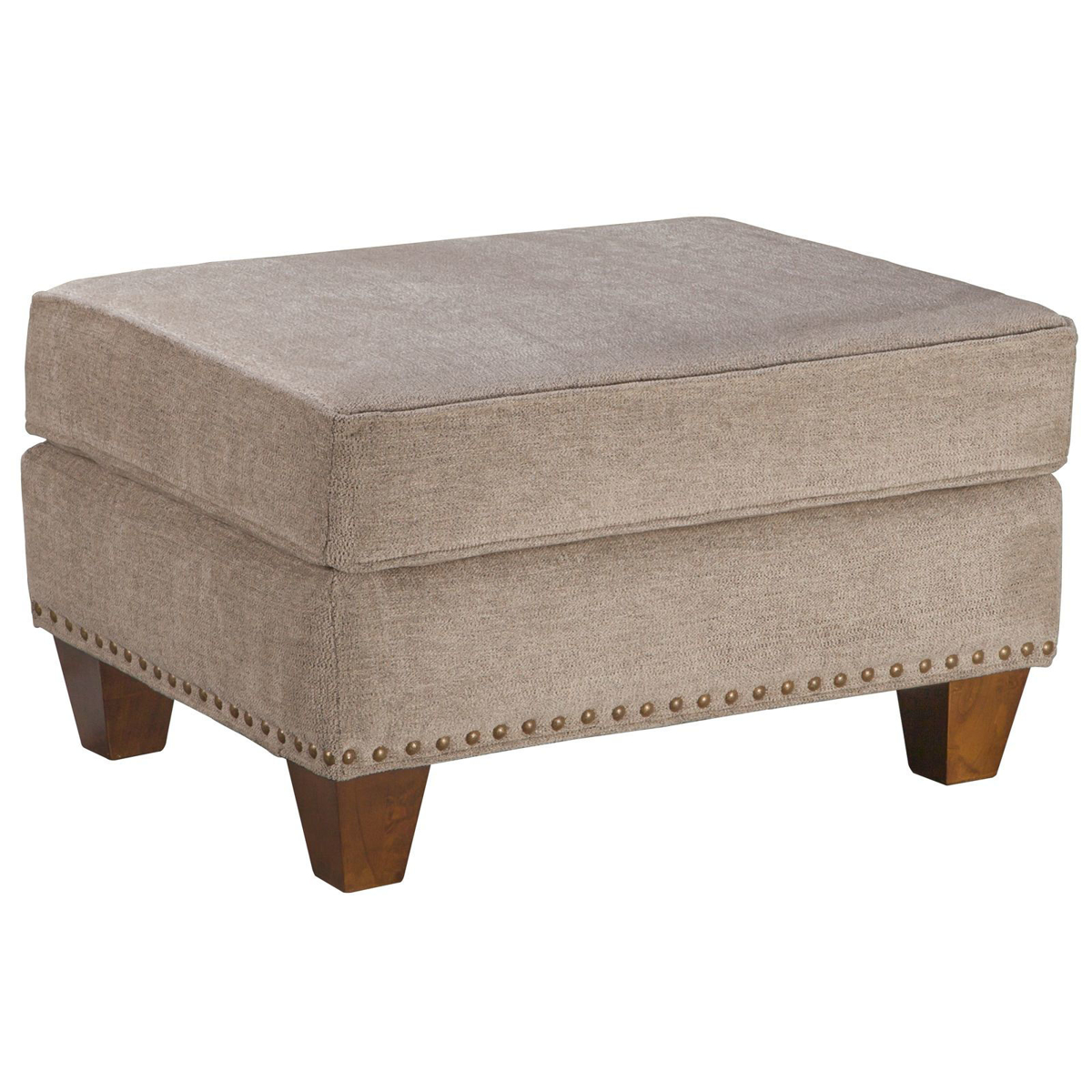 Picture of Nailhead Trim Ottoman