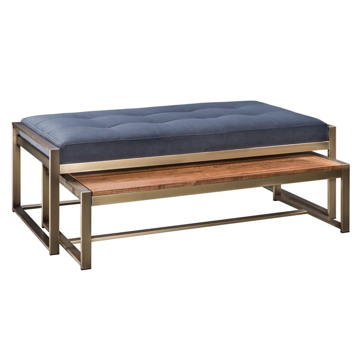 Picture of Modern Velvet Nesting Ottoman