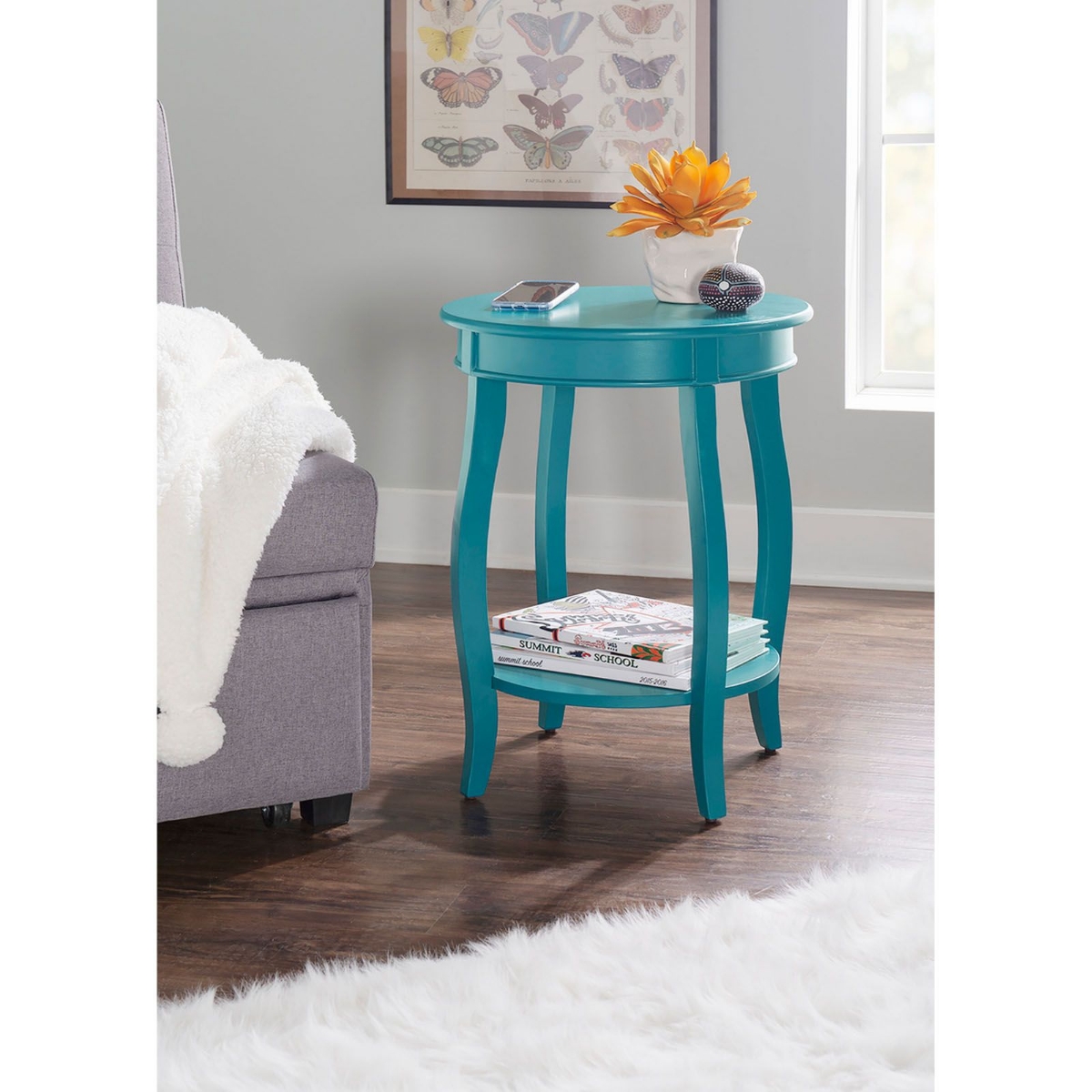 Picture of Teal Accent Table