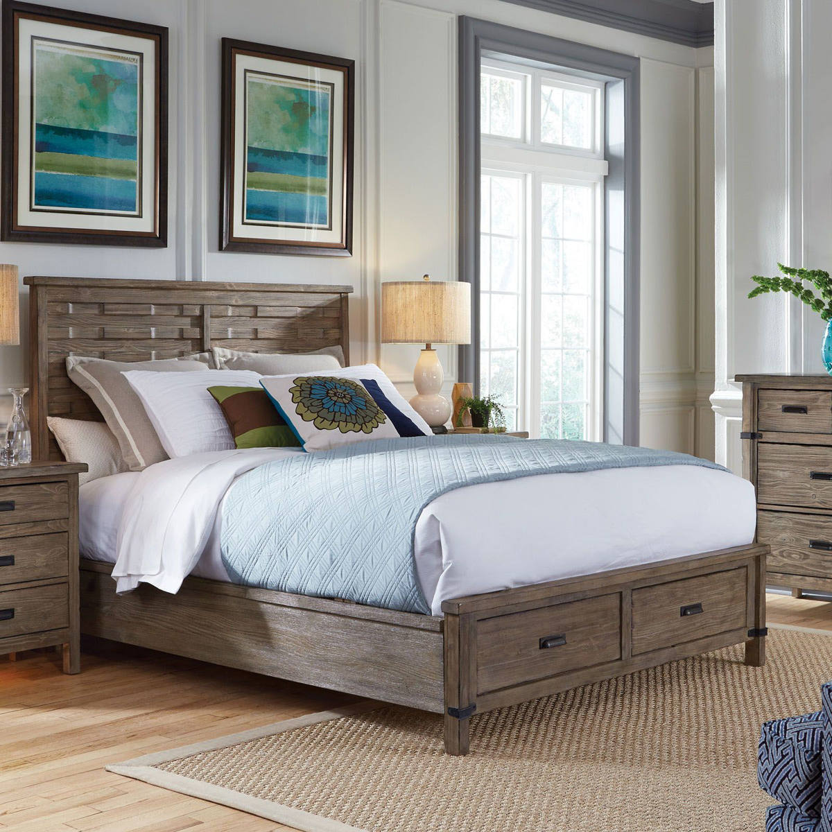 Picture of Foundry Solid Spruce King Bed