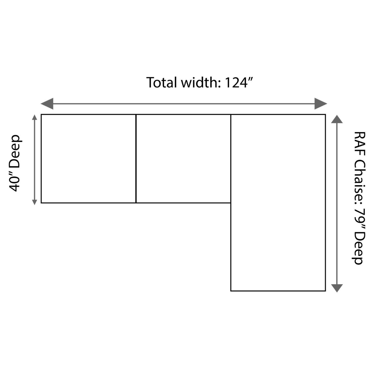 Picture of Groovy Smoke 2-Piece Sectional