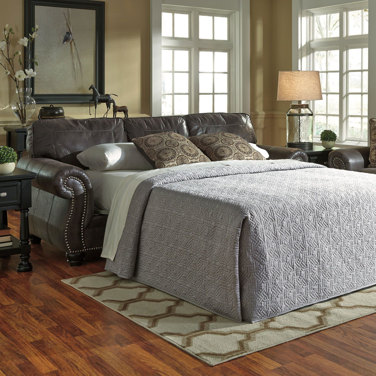 Picture of Breville Charcoal Queen Sleeper Sofa