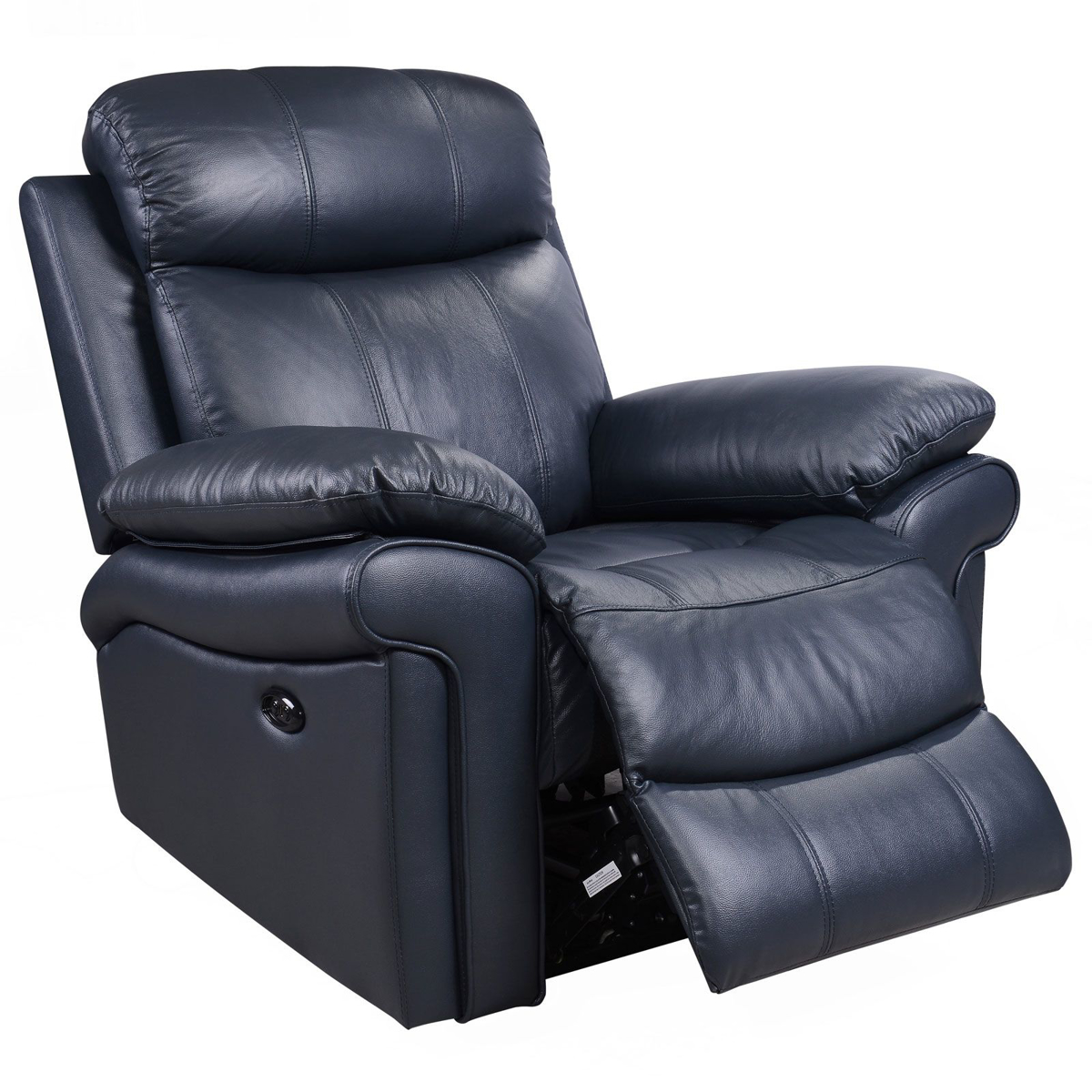 Picture of Joplin Blue Leather Power Recliner