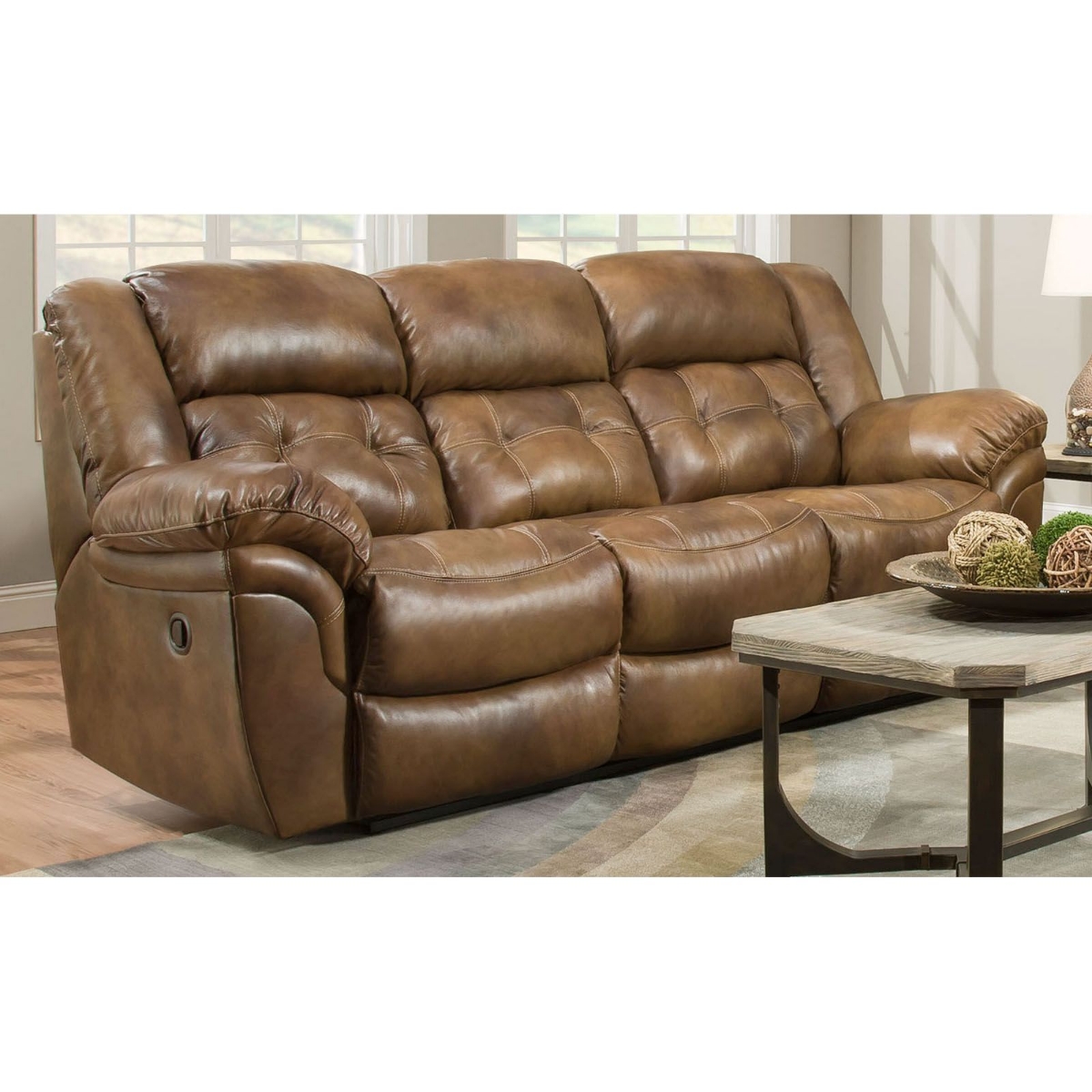 Picture of Cheyenne Leather Power Recliner Sofa 