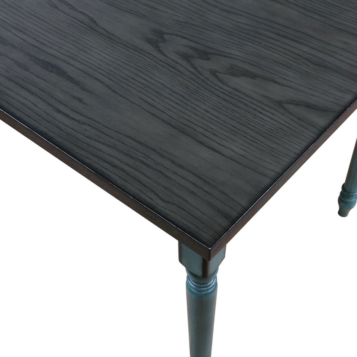 Picture of Teal and Smoke Finish Table