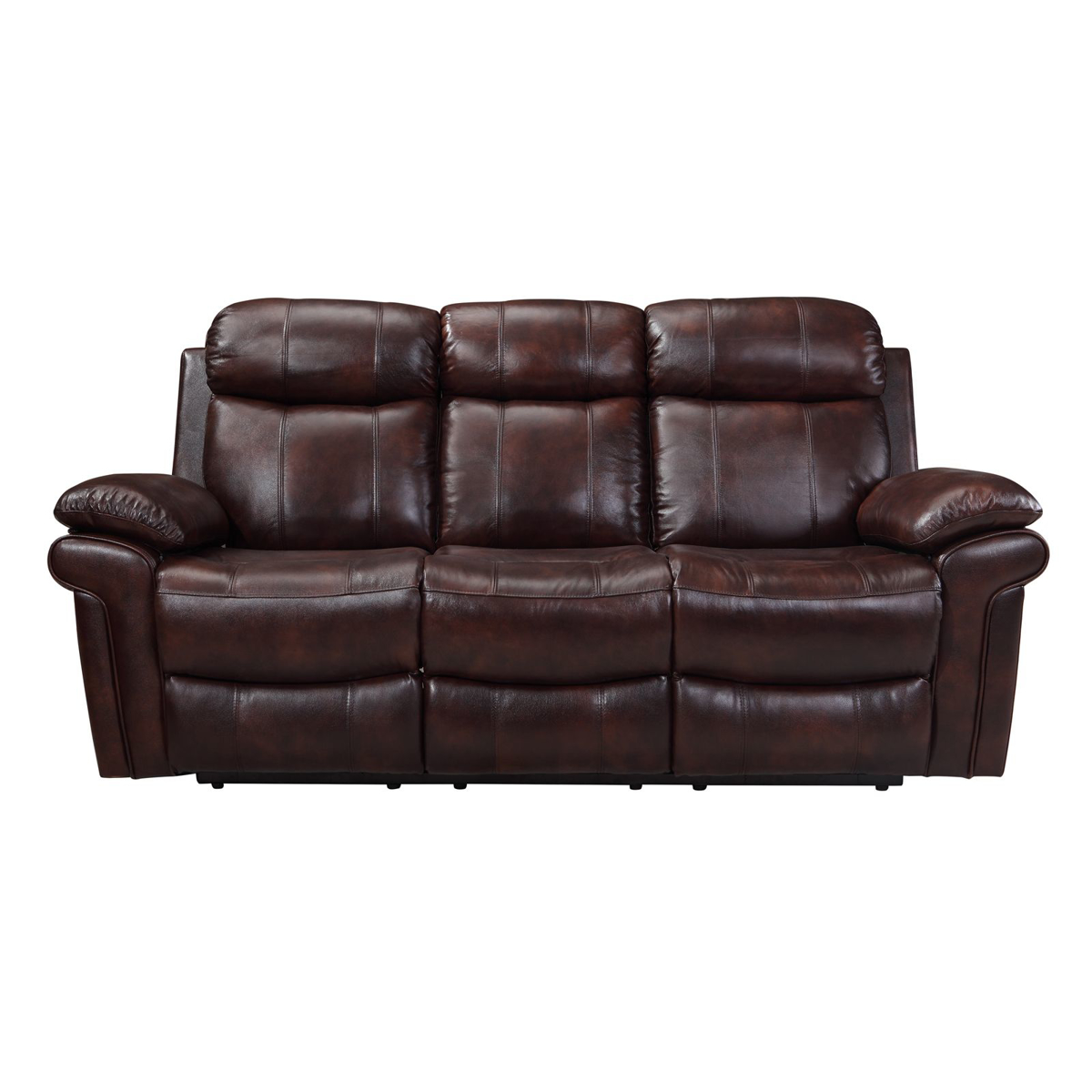 Picture of Joplin Brown Leather Power Recliner Sofa