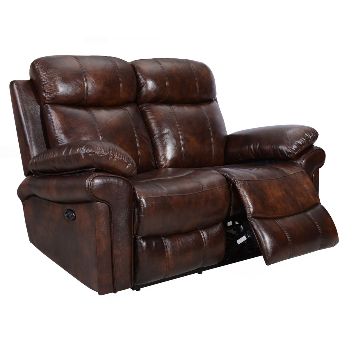 Picture of Joplin Brown Leather Power Recliner Love Seat