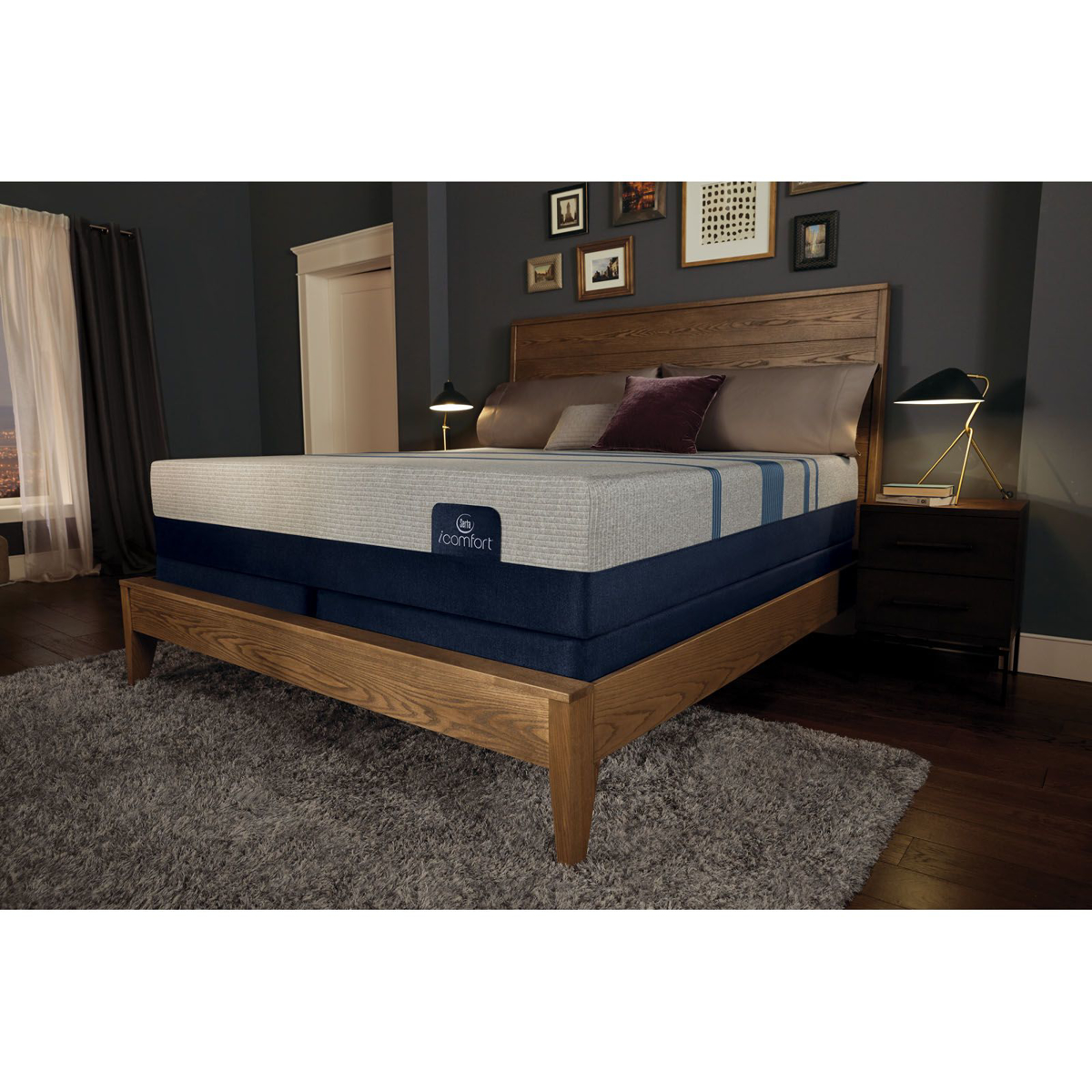 Picture of Queen iComfort Blue Max 3000 Plush Mattress