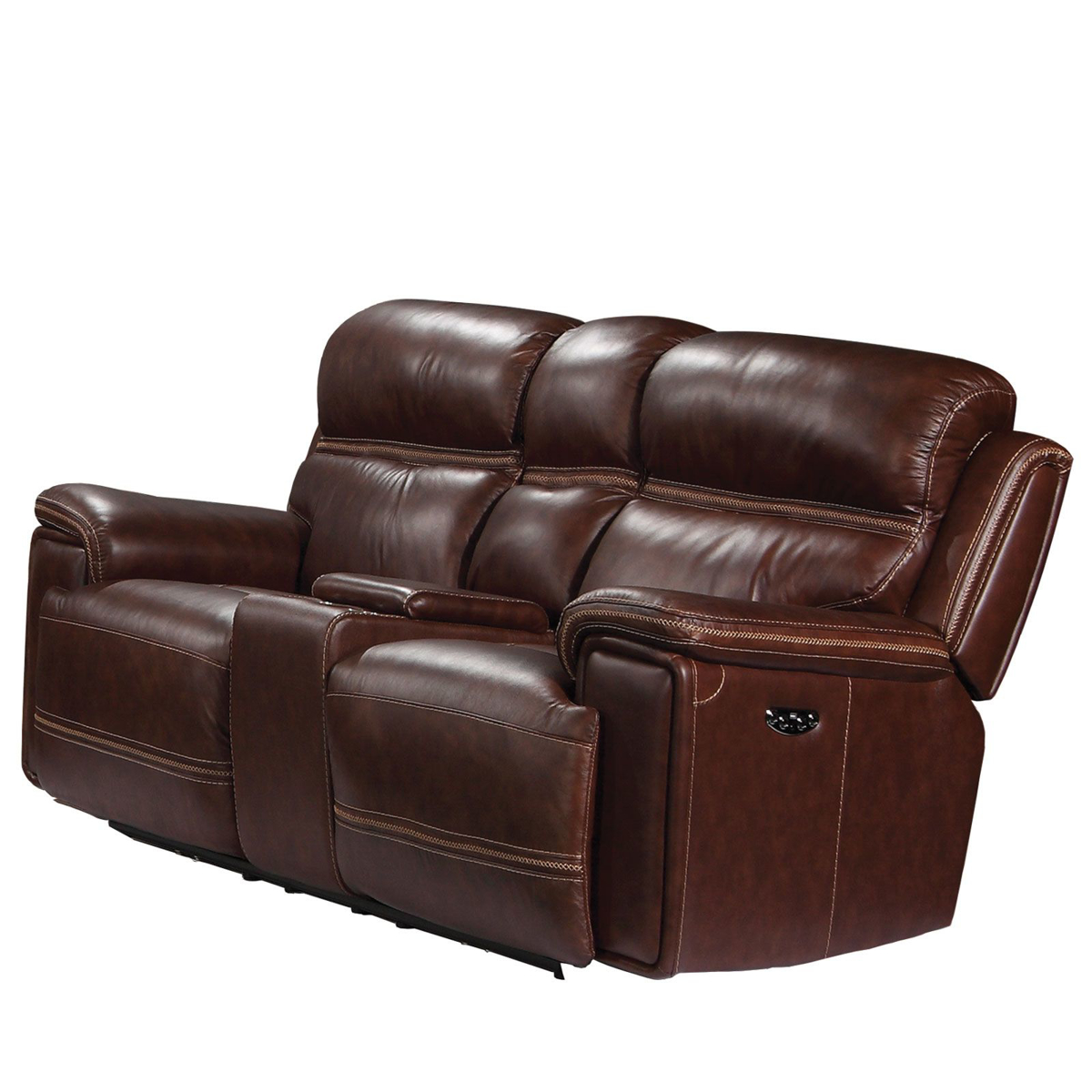 Picture of Fresno Leather Power Recliner Loveseat