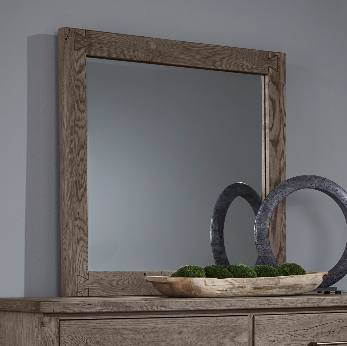 Picture of Mystic Gray Dovetail Mirror