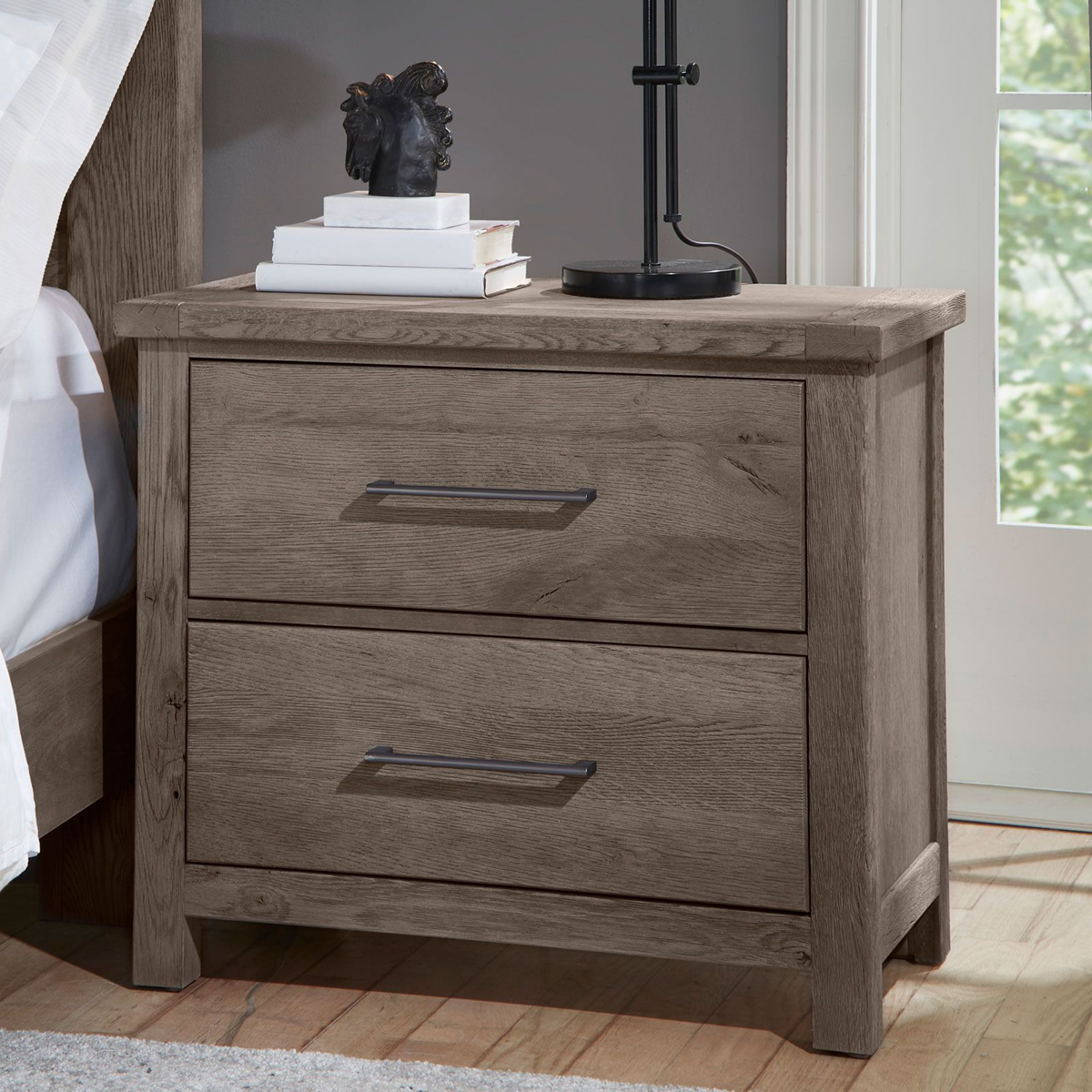 Picture of Mystic Gray Dovetail Nightstand