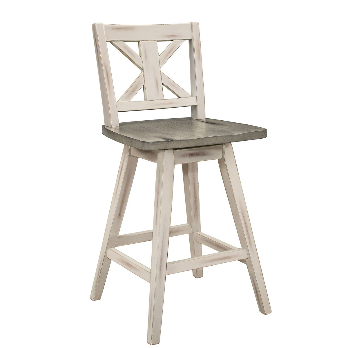 Picture of Amnosia White Counter Height Chair