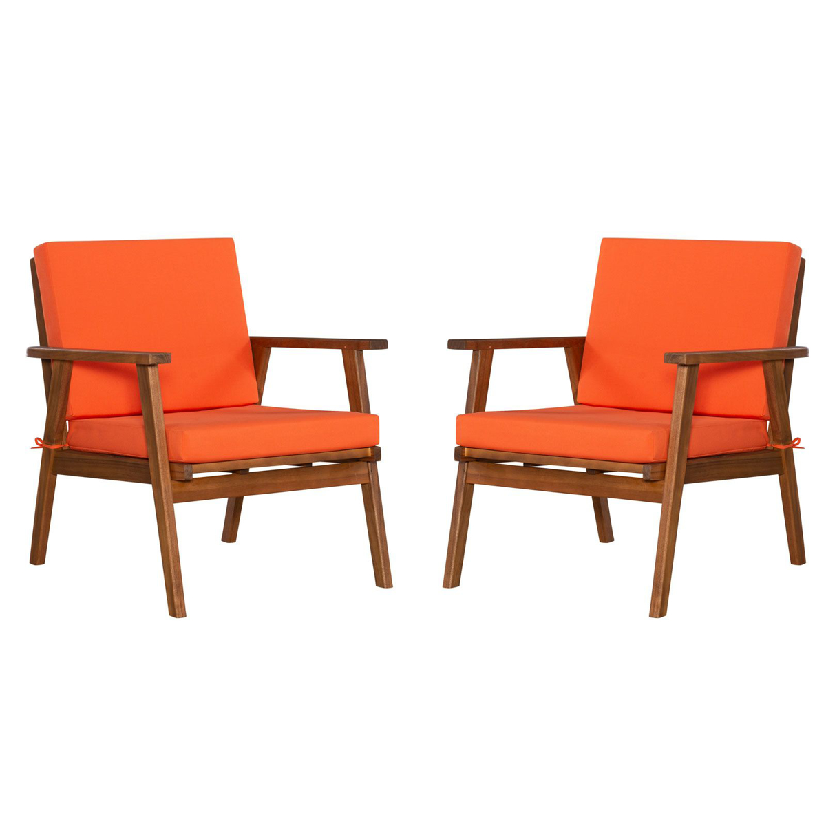 Picture of Set of 2 Cosgrove Orange Outdoor Chairs