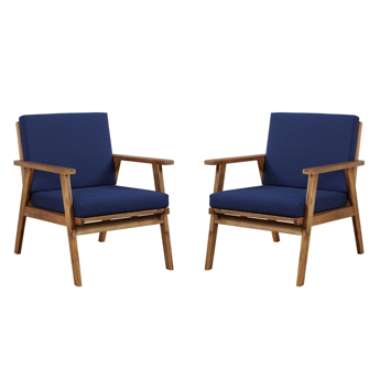 Picture of Set of 2 Cosgrove Navy Outdoor Chairs