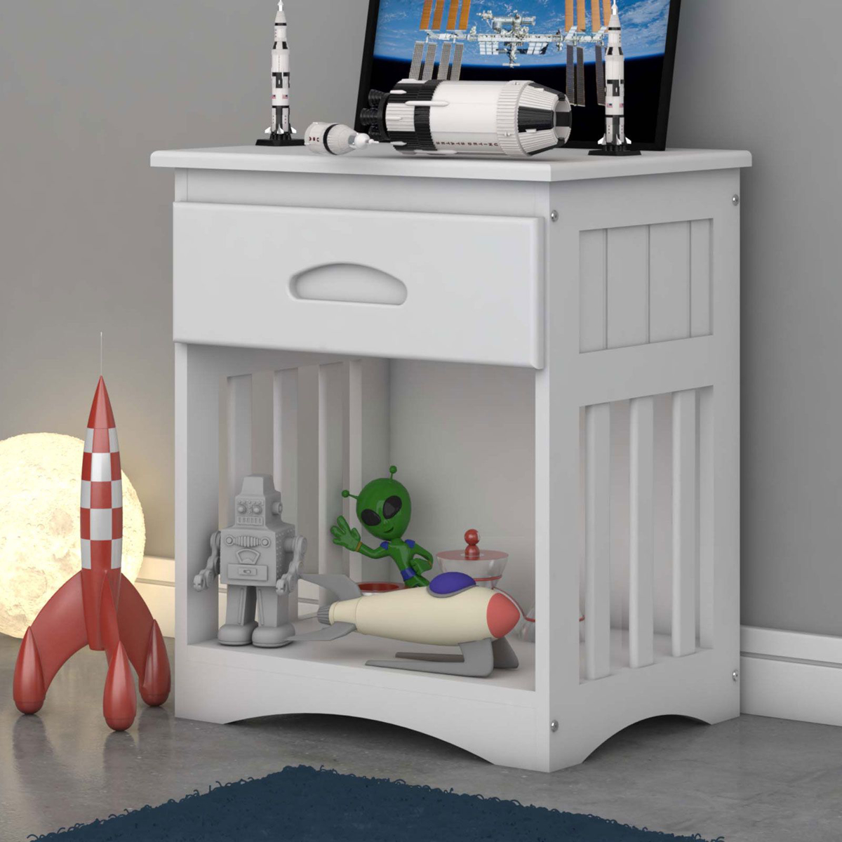 Picture of Youth White Nightstand