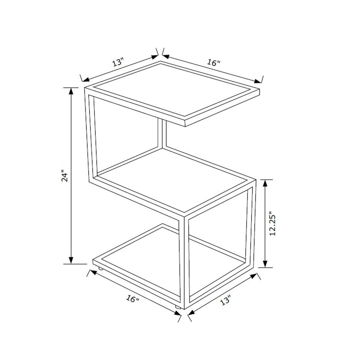 Picture of GOLD ACCENT TABLE