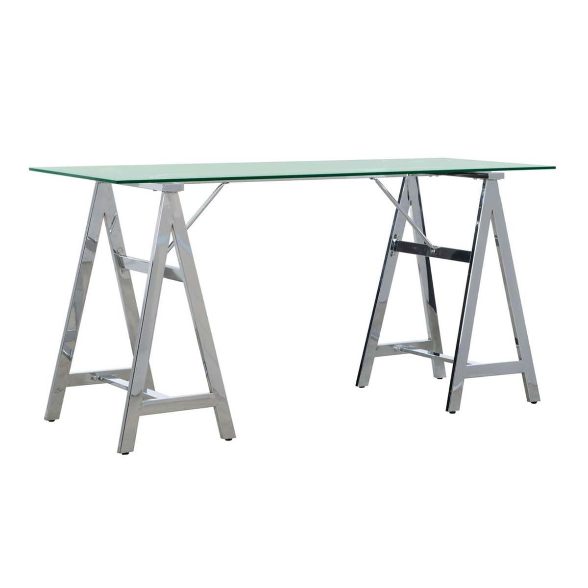 Picture of CHROME TRESTLE DESK