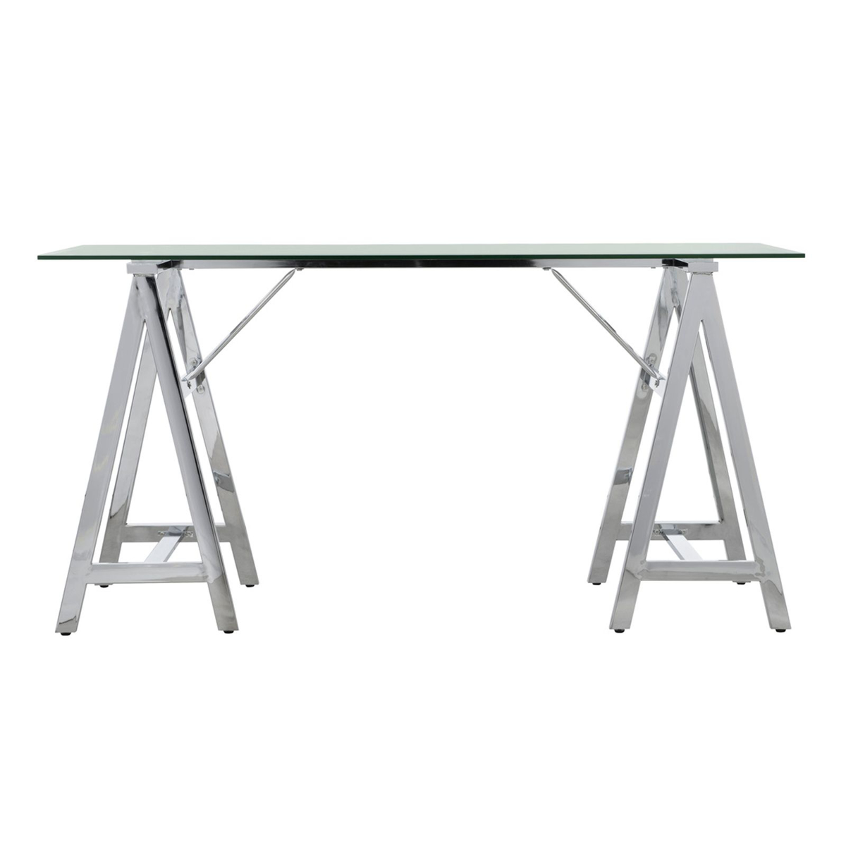 Picture of CHROME TRESTLE DESK