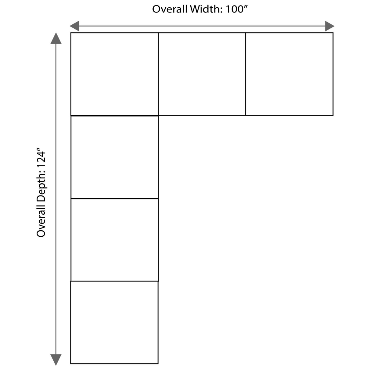 Picture of Maxwell Dove 2-Piece Reverse Sectional