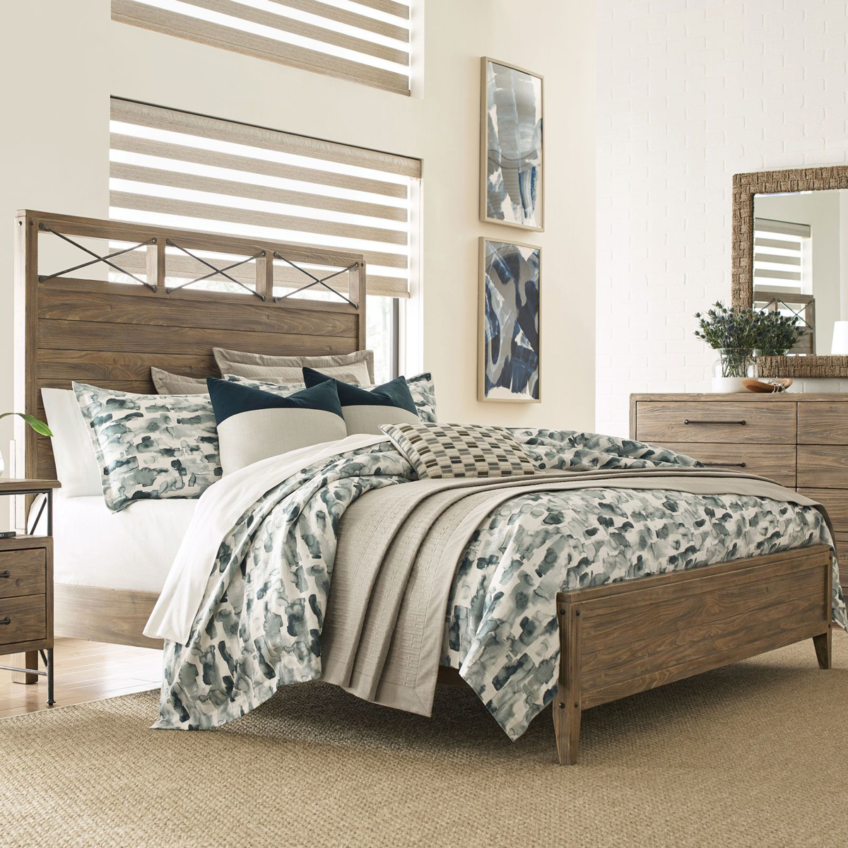 Picture of Modern Forge 3-Piece Queen Bedroom Group