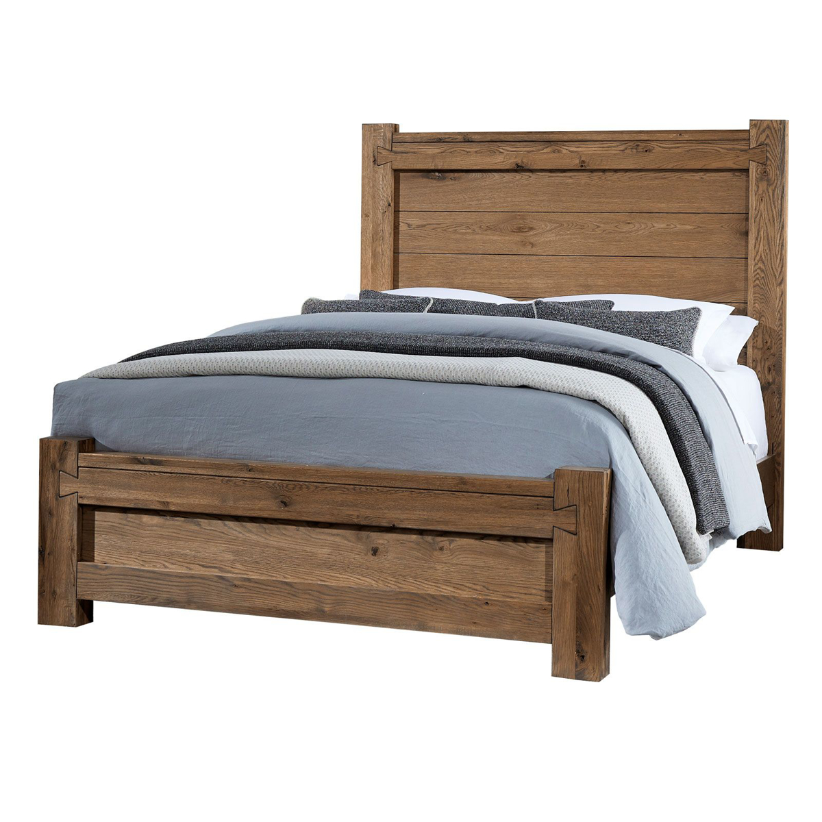 Picture of Natural Dovetail Queen Poster Bed