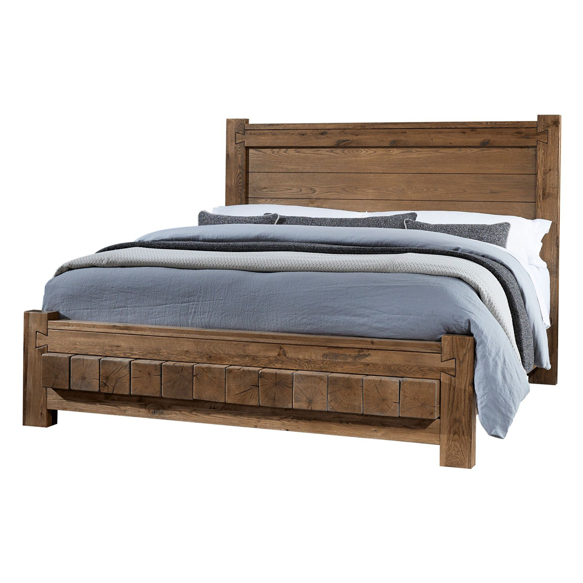 Picture of Natural Dovetail 6 x 6 Queen Bed