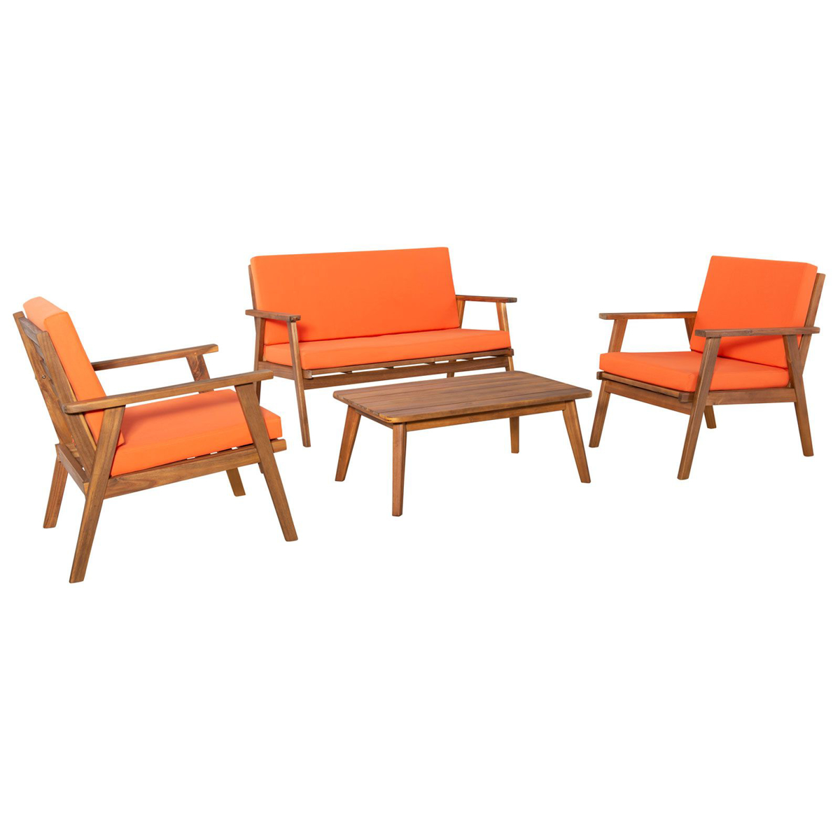 Picture of Cosgrove Orange 4-Piece Outdoor Set