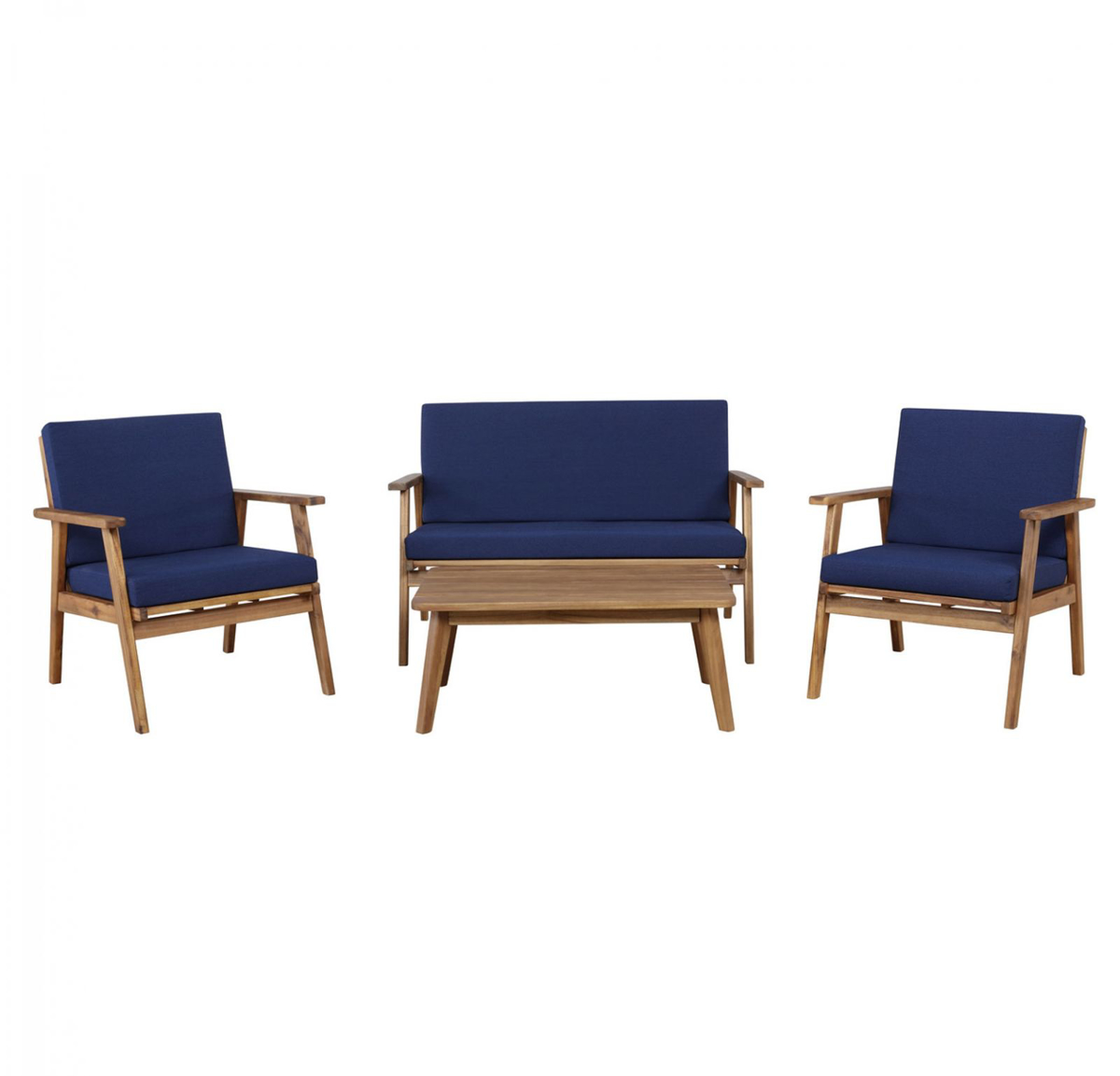 Picture of Cosgrove Navy 4-Piece Outdoor Set