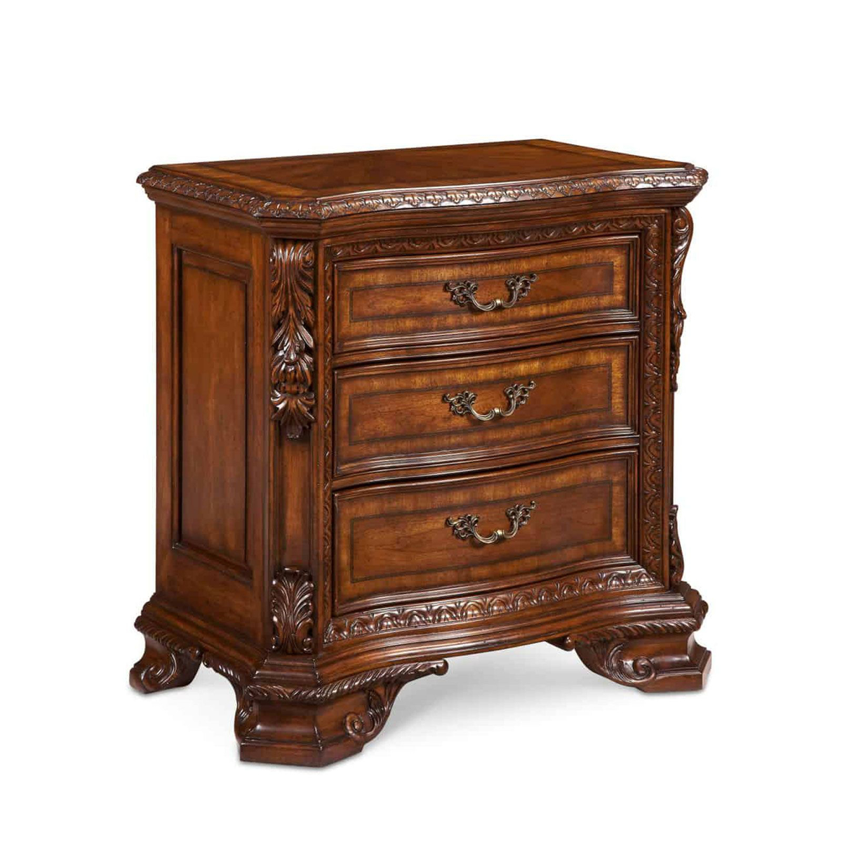 Picture of WOOD TOP BEDSIDE CHEST