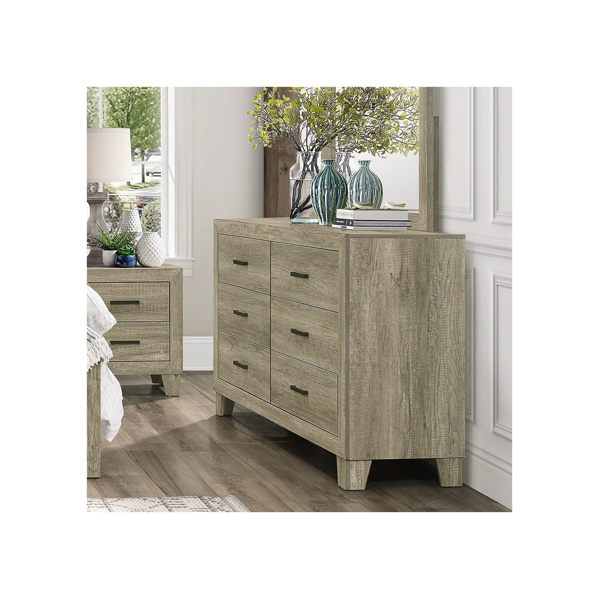 Picture of SP-SIX DRAWER DRESSER