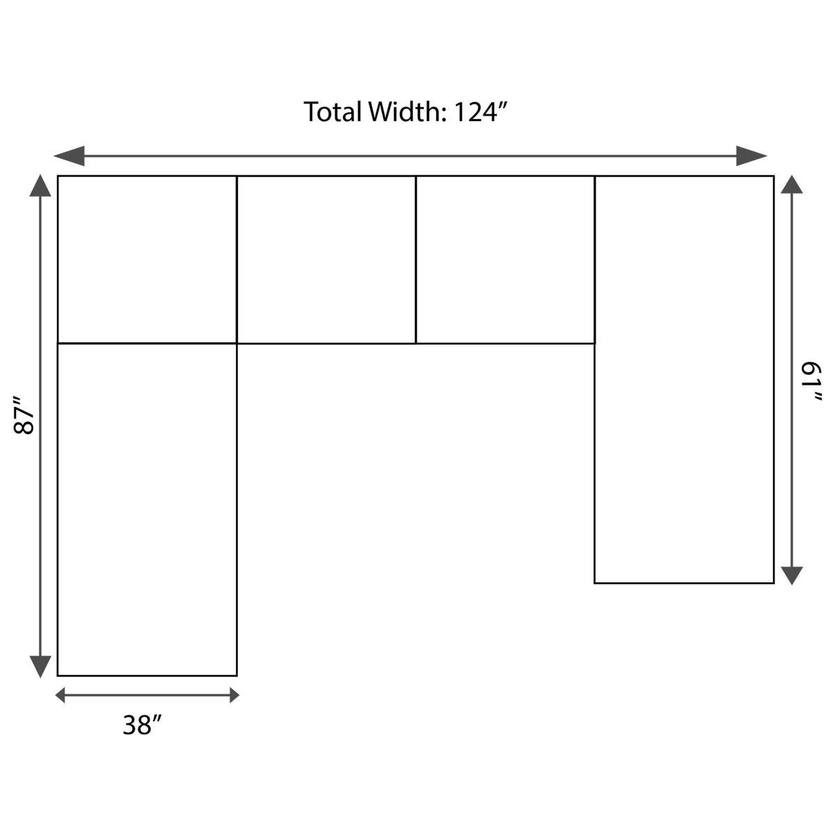 Picture of Megginson 2-Piece Reverse Sectional