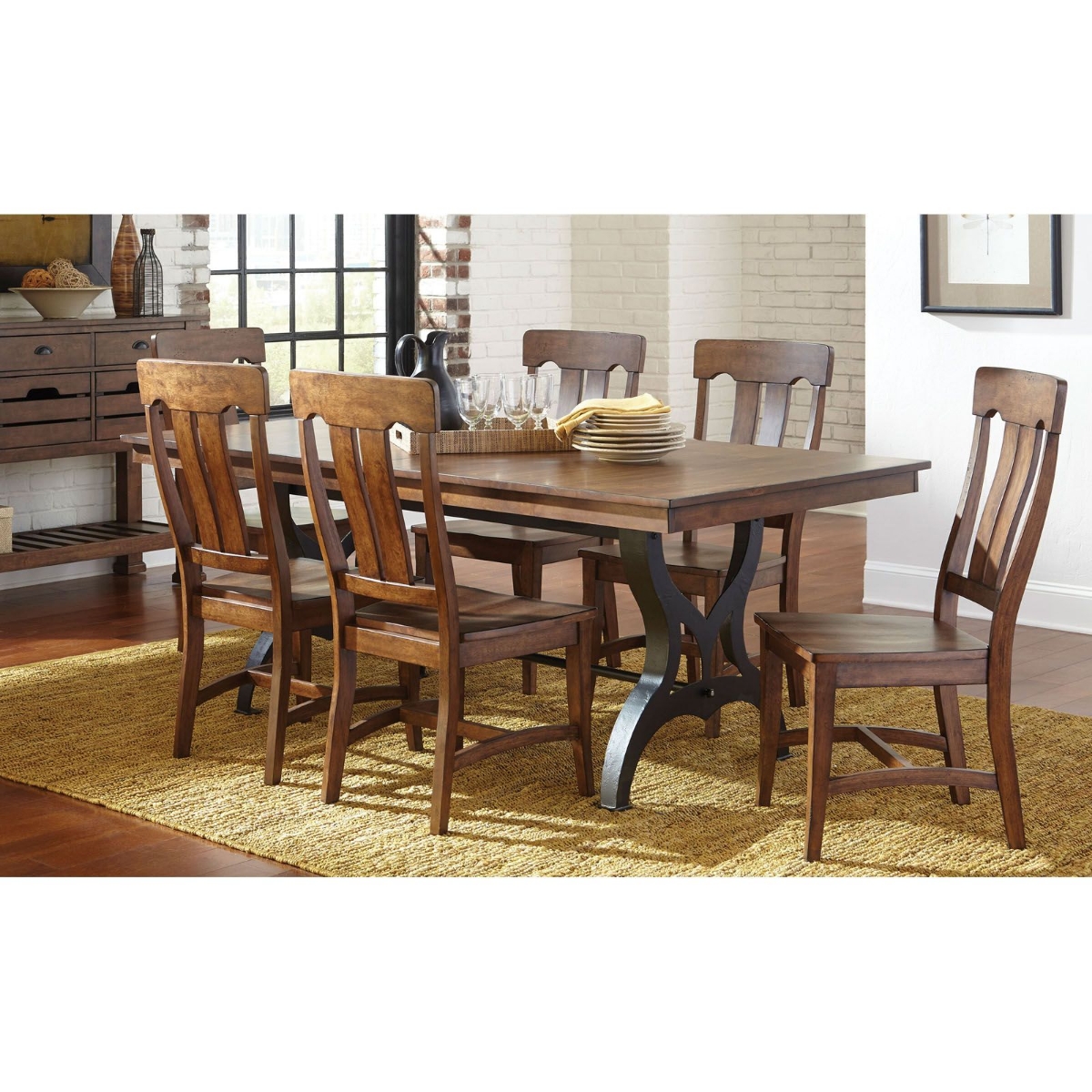 Picture of District Collection Industrial Dining Table