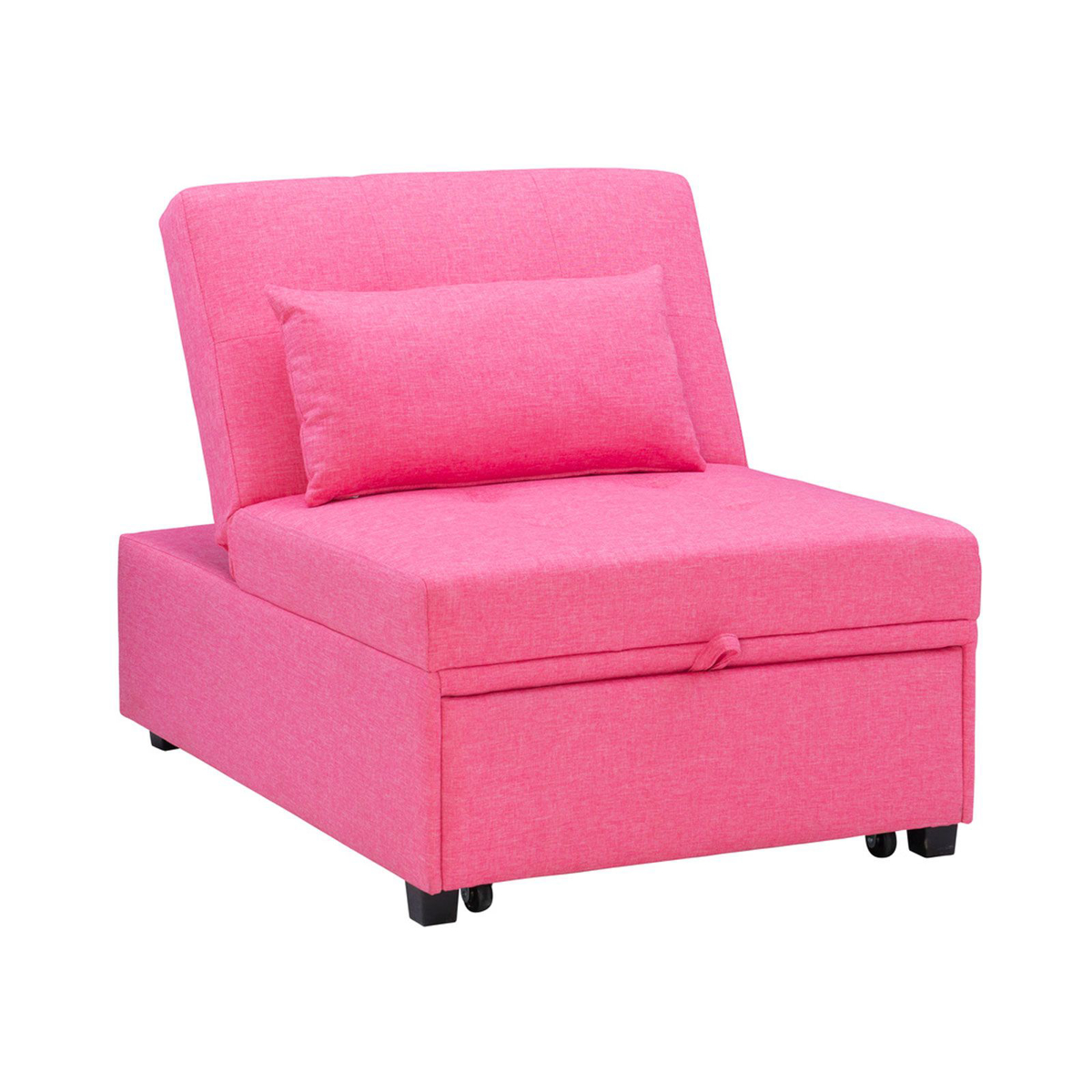 Picture of The Dozer Pink Chair Bed