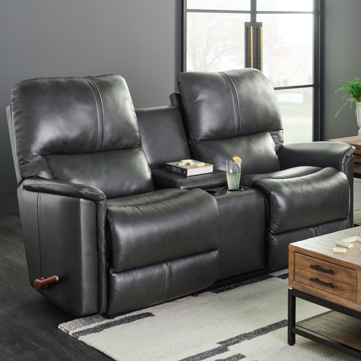 Picture of Turner Leather Recliner Loveseat