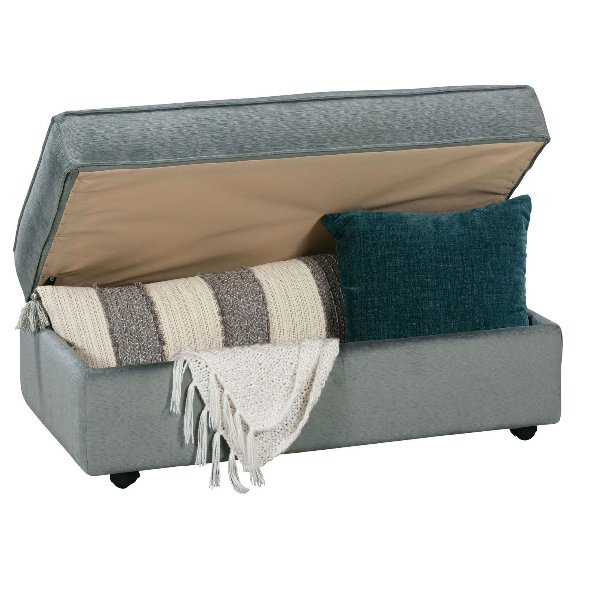 Picture of Castered Storage Ottoman