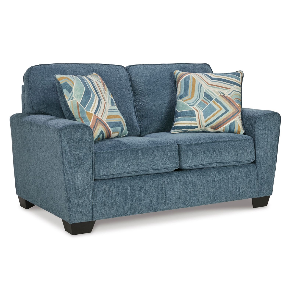 Picture of Cashton Blue Stationary Loveseat