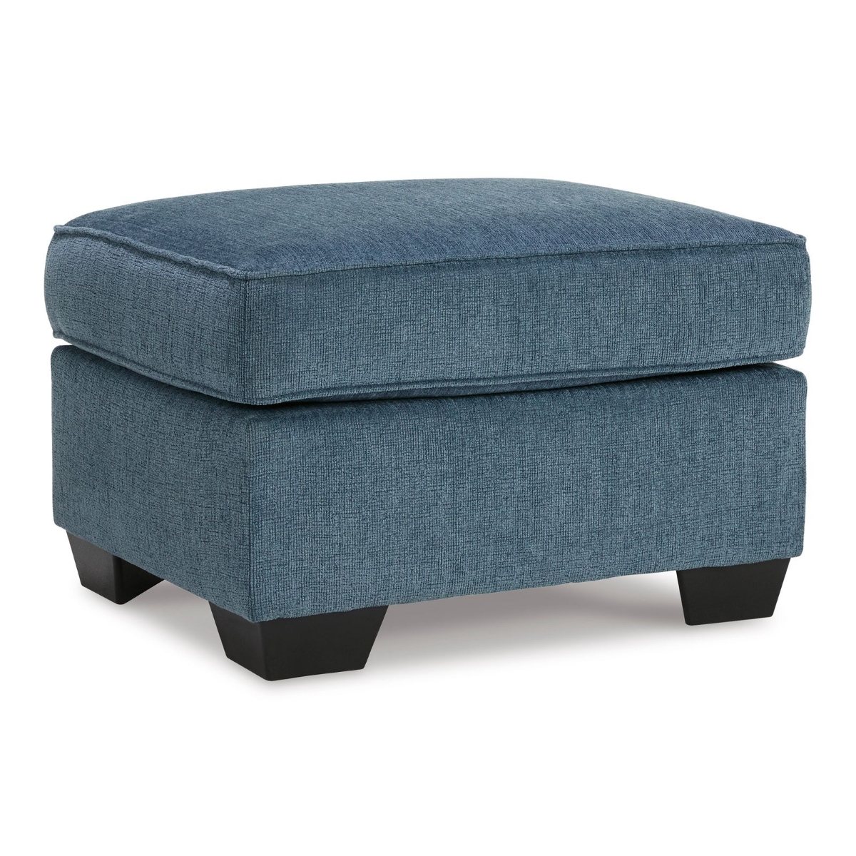 Picture of Cashton Blue Ottoman