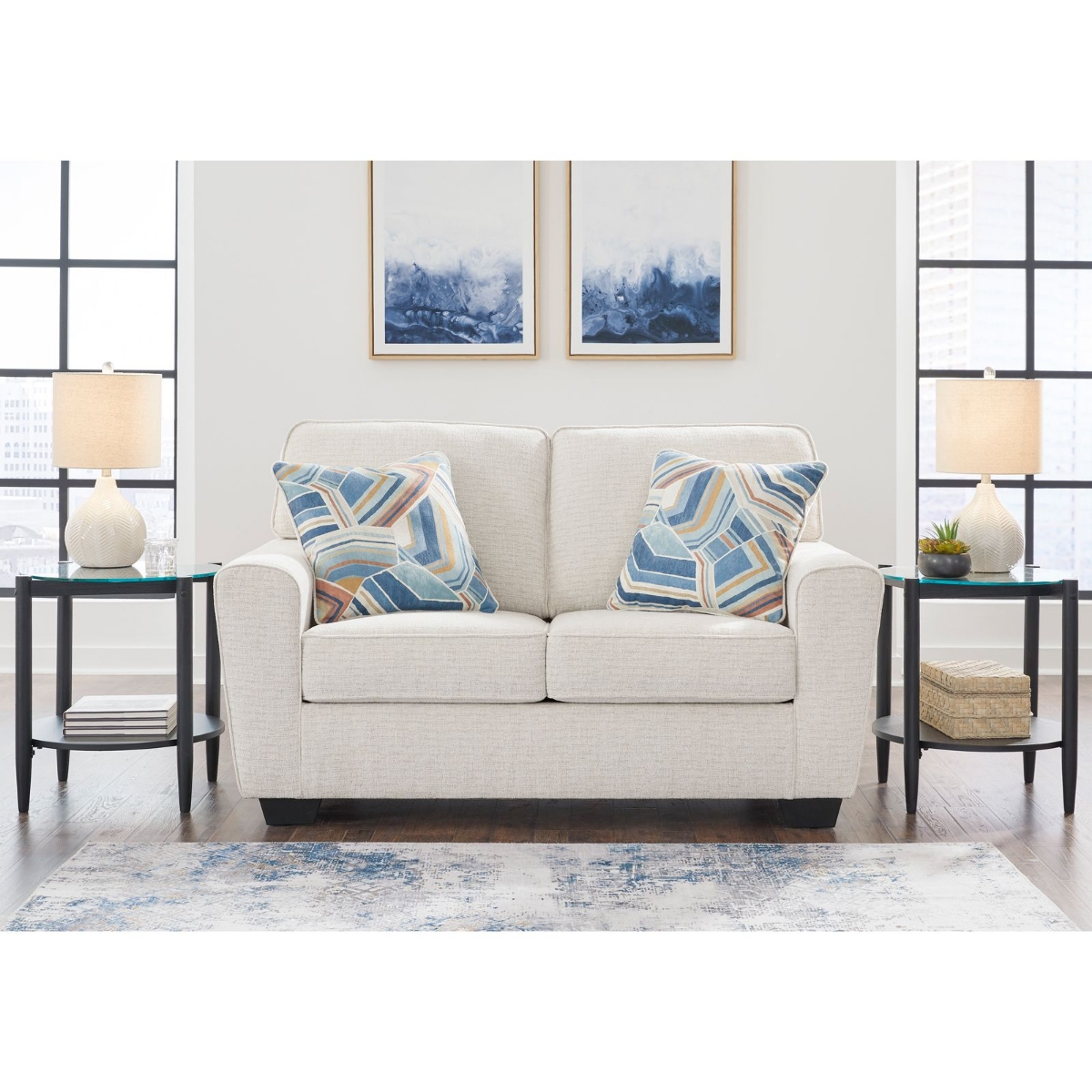 Picture of Cashton Snow Stationary Loveseat