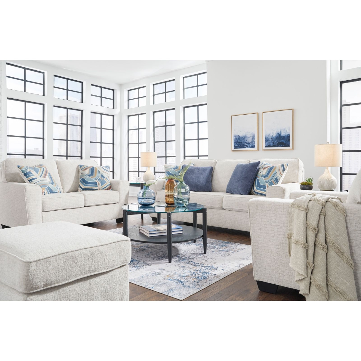 Picture of Cashton Snow Stationary Loveseat