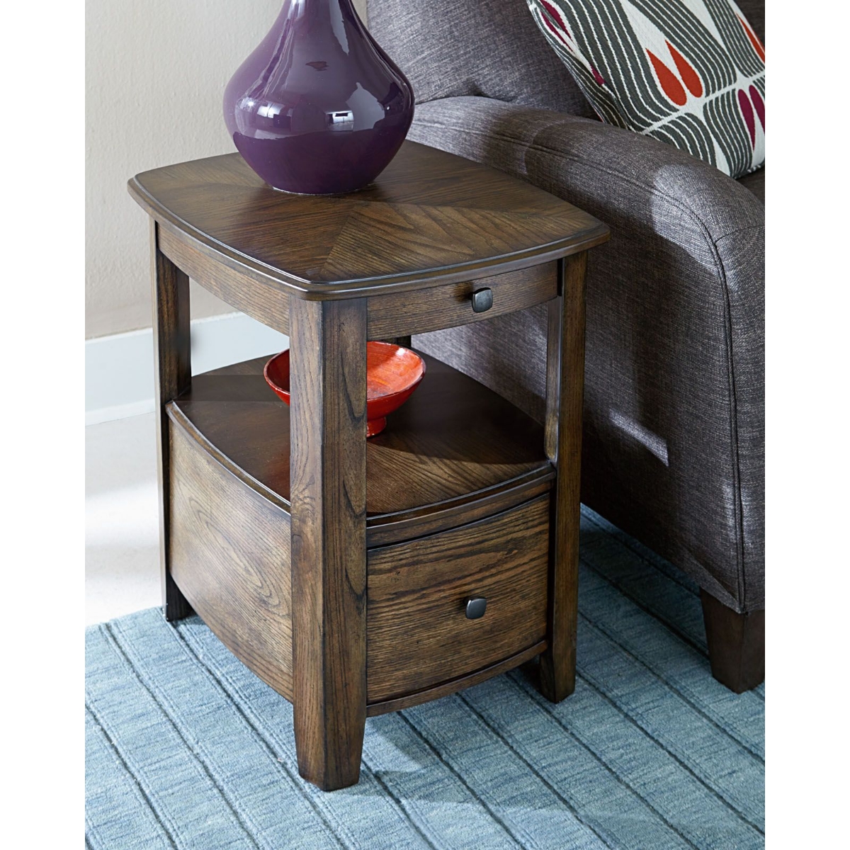 Picture of Primo Graphite Chairside Table