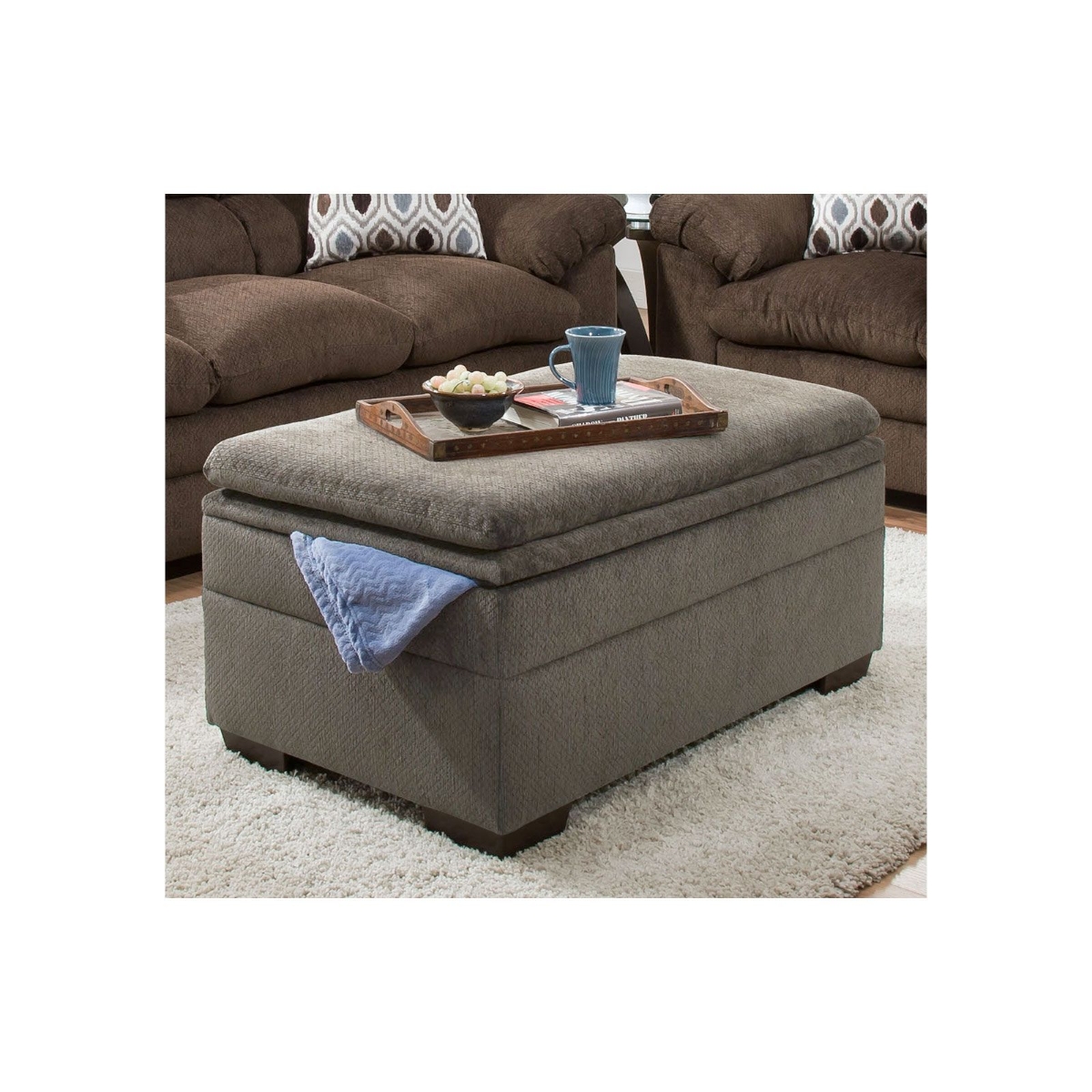 Picture of Harlow Ash Storage Ottoman