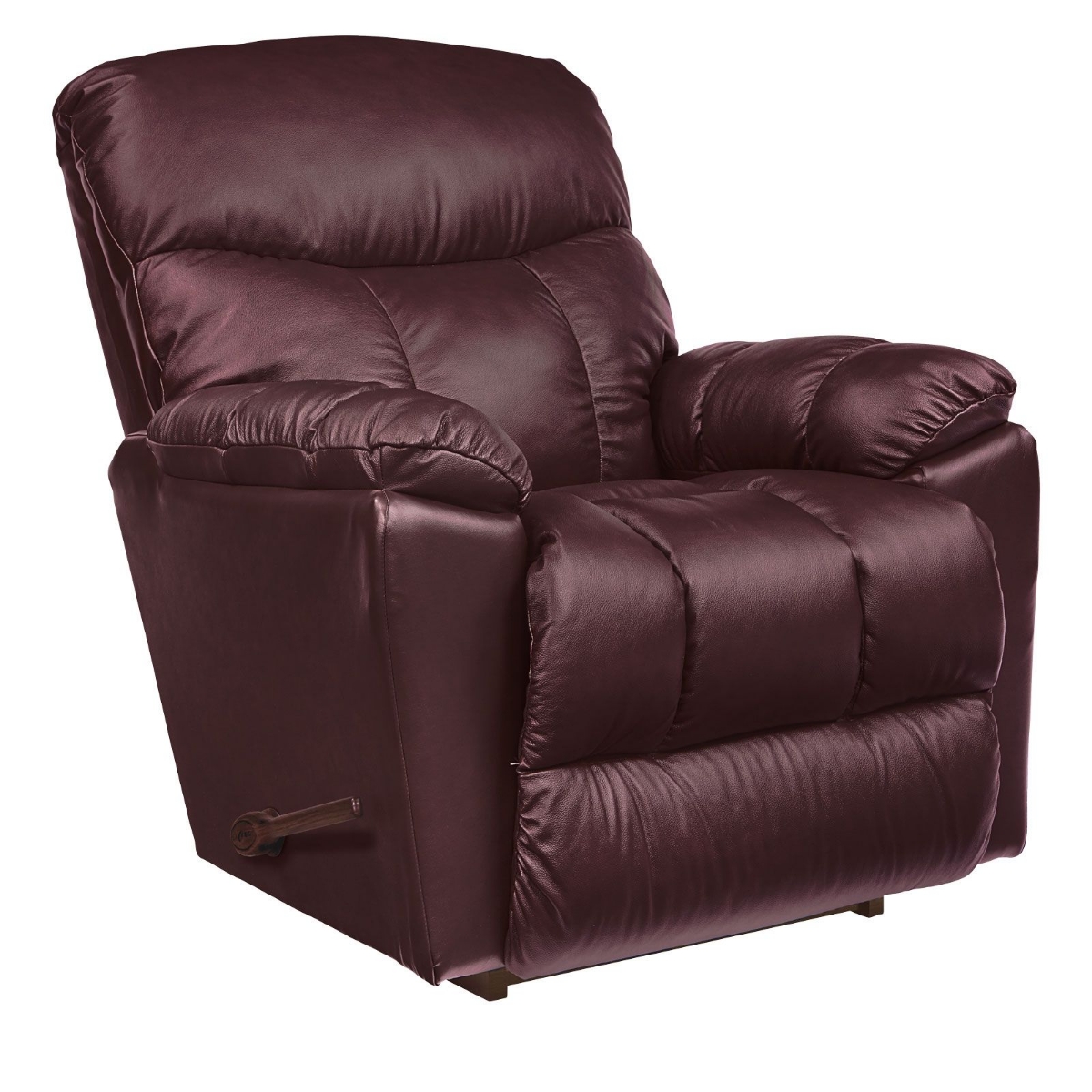 Picture of Morrison Leather Burgundy Rocker Recliner