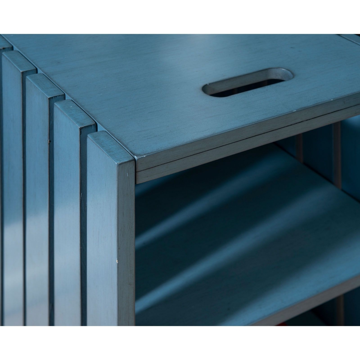 Picture of Blue Crate Table 