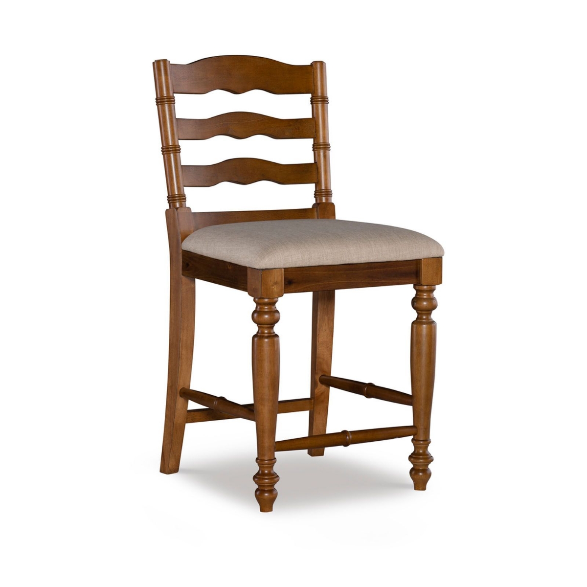 Picture of Marino Walnut Finish Stool