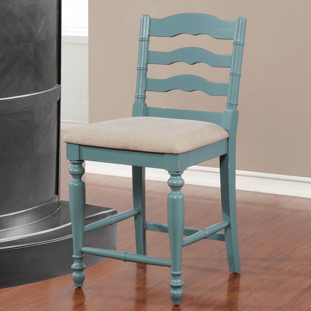 Picture of Marino Blue Finish Stool 