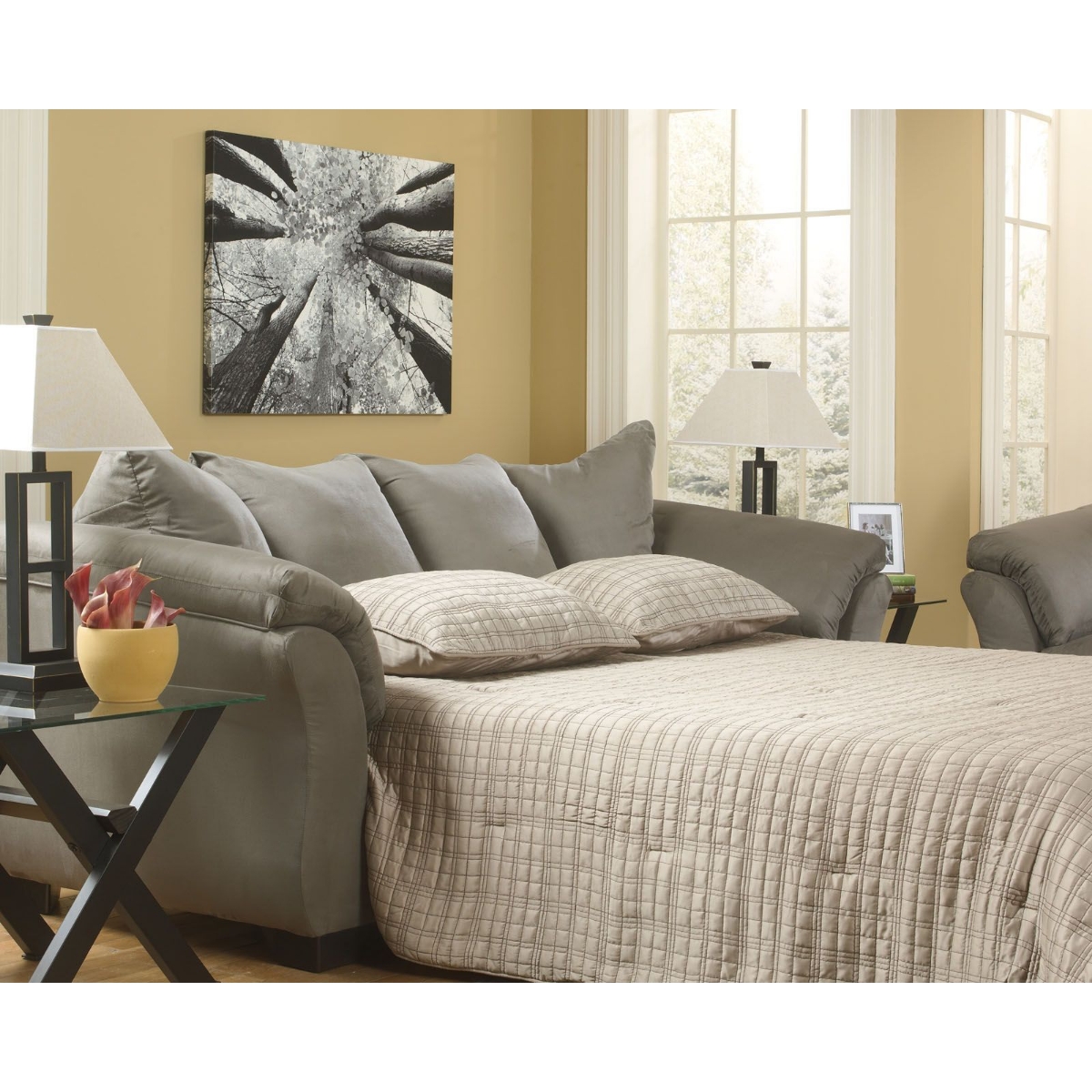 Picture of Darcy Cobblestone Full Sleeper Sofa