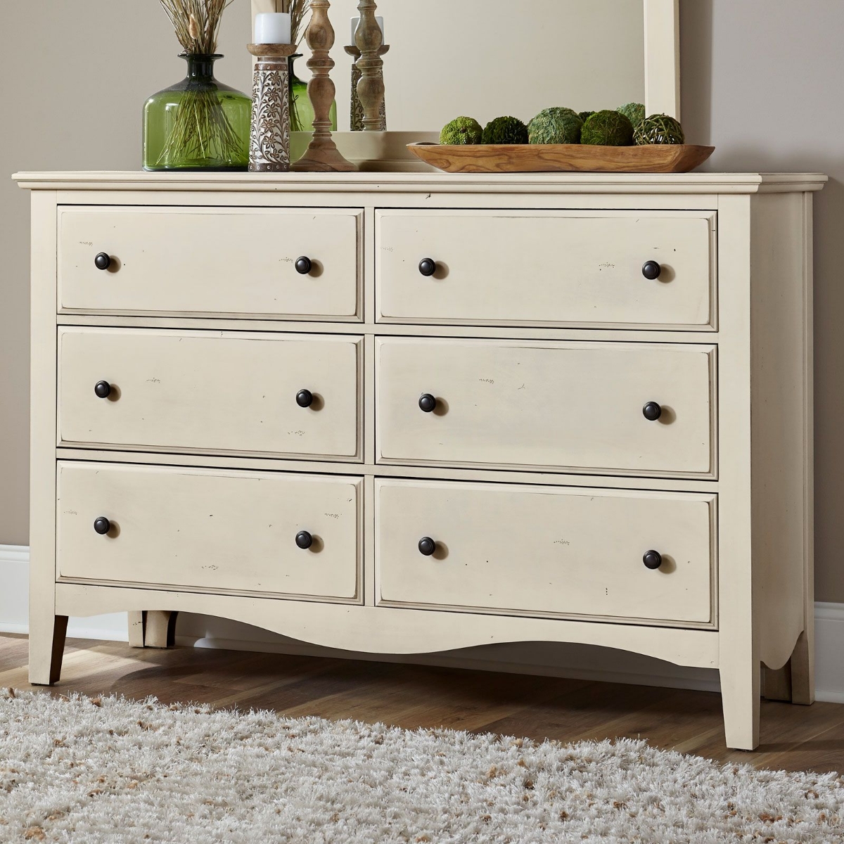 Picture of Casual Retreat White Dresser